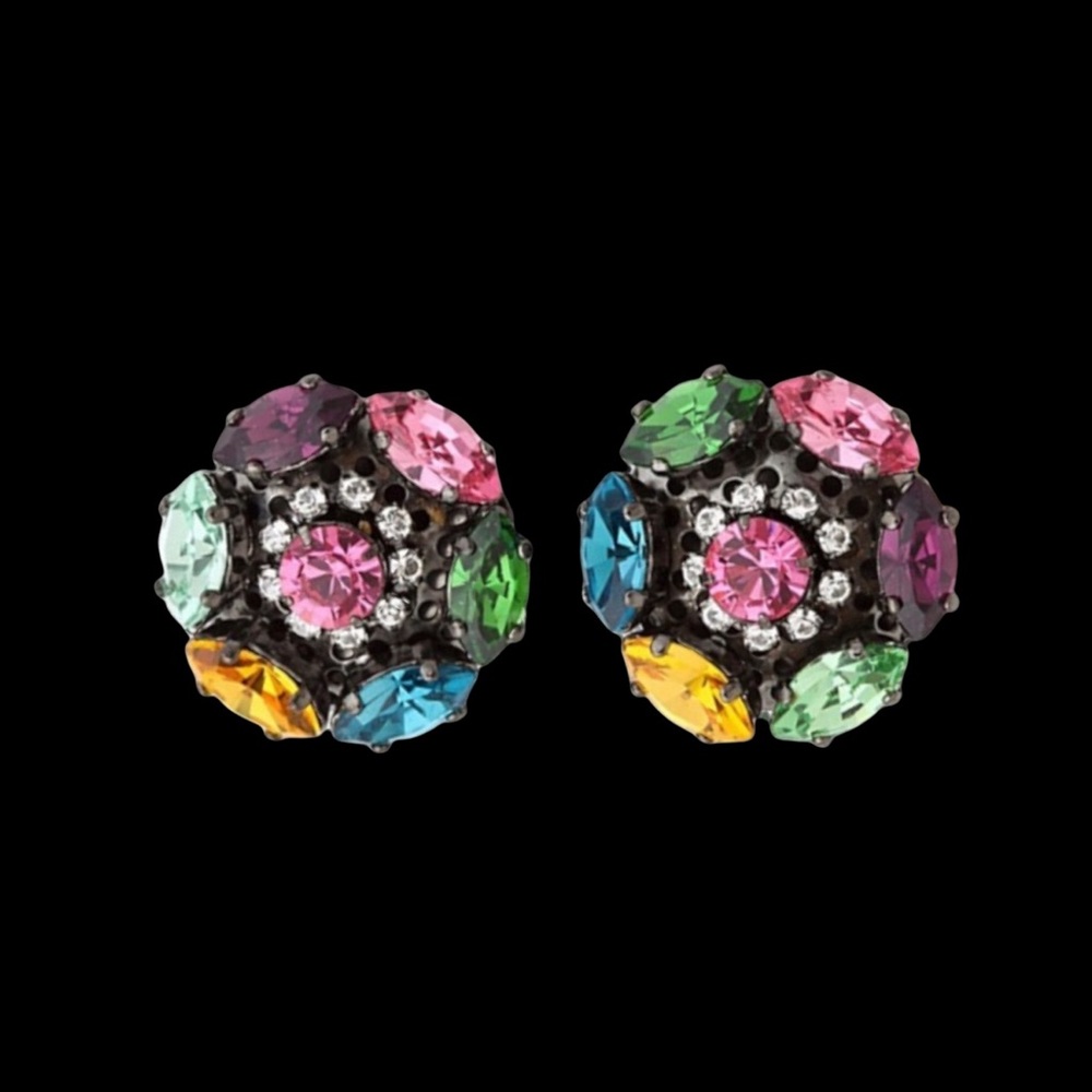 Erickson Beamon Earrings Modern Mughal Collection NWOT